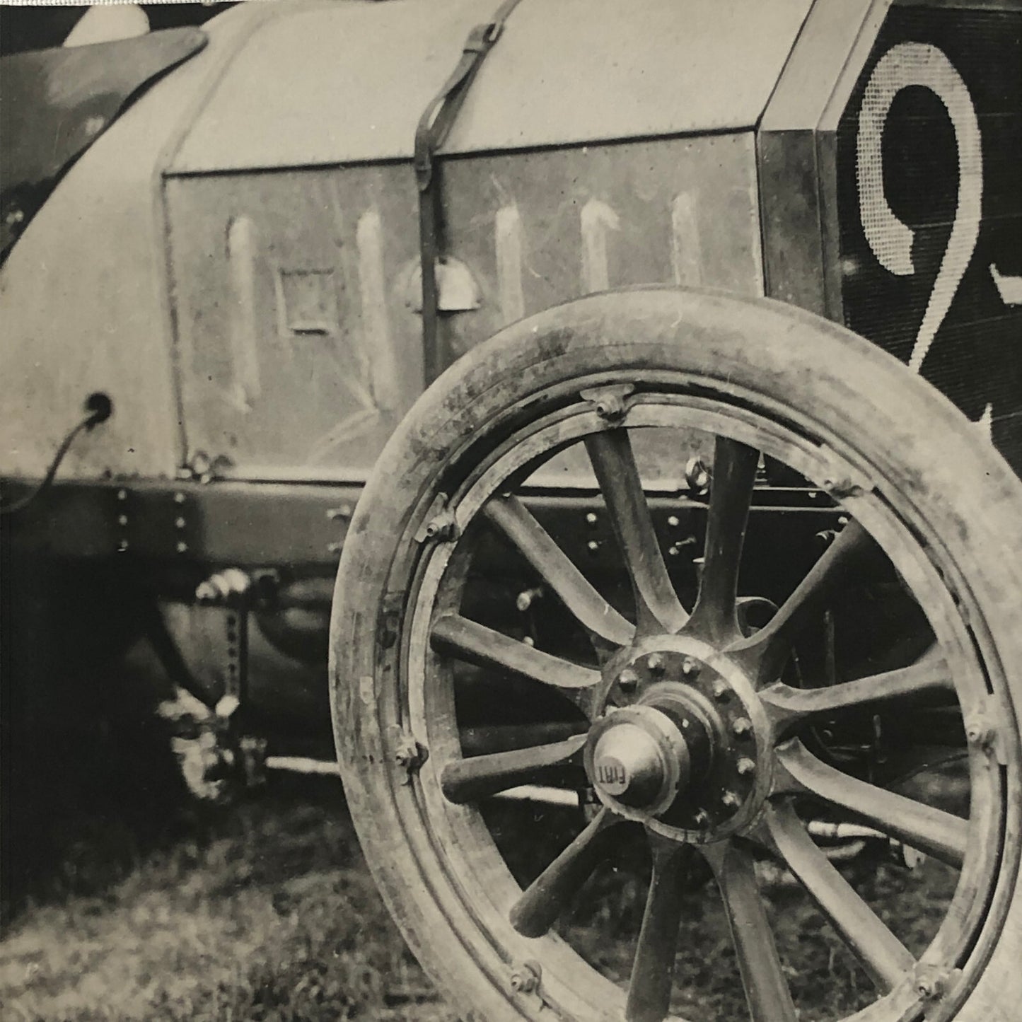 Vintage Fiat Racing Car Photo Photograph Print - Tag REA22-E2