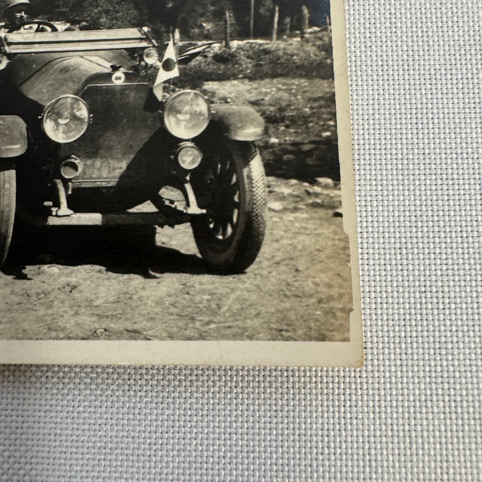 Vintage Car Photo Postcard Post Card RPPC Real Photo Postcard Automobile