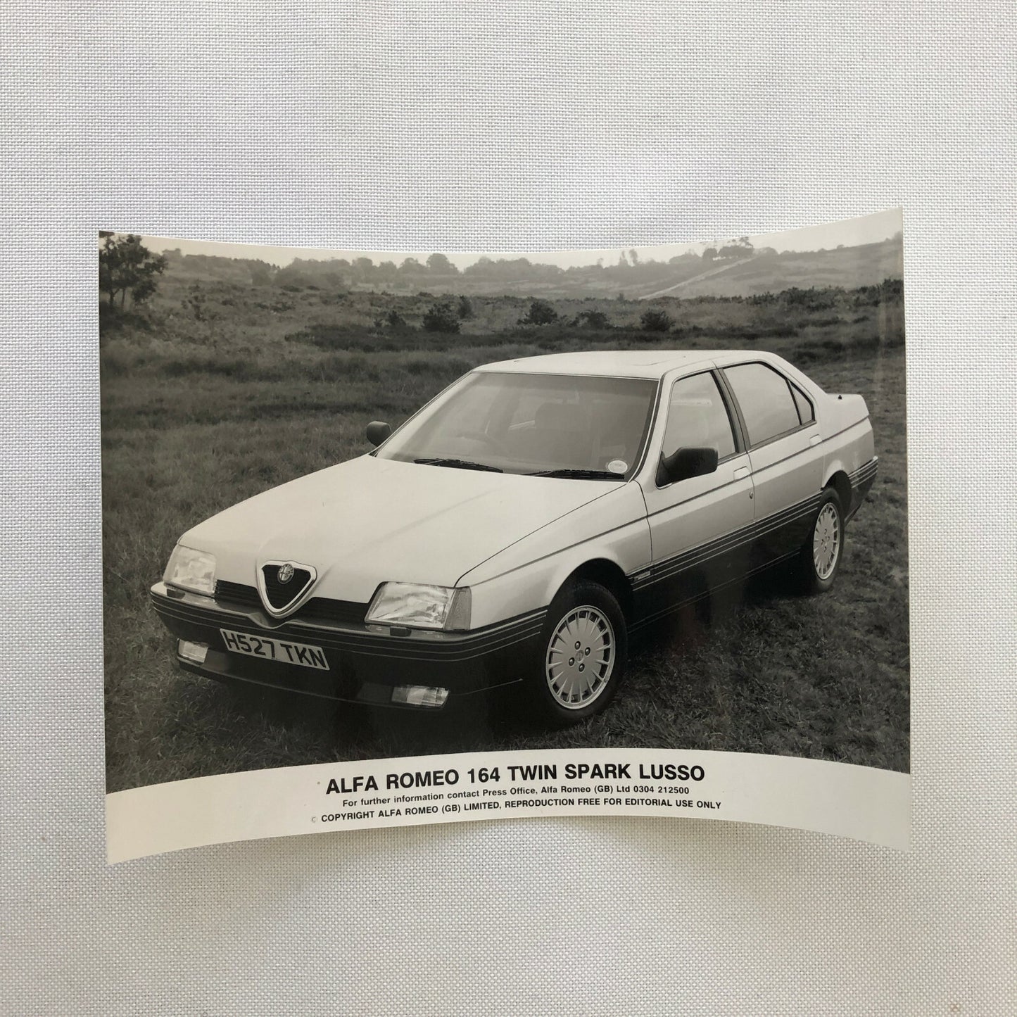 Alfa Romeo 164 Twin Spark Lusso Factory Press Photo Photograph Lot of 4