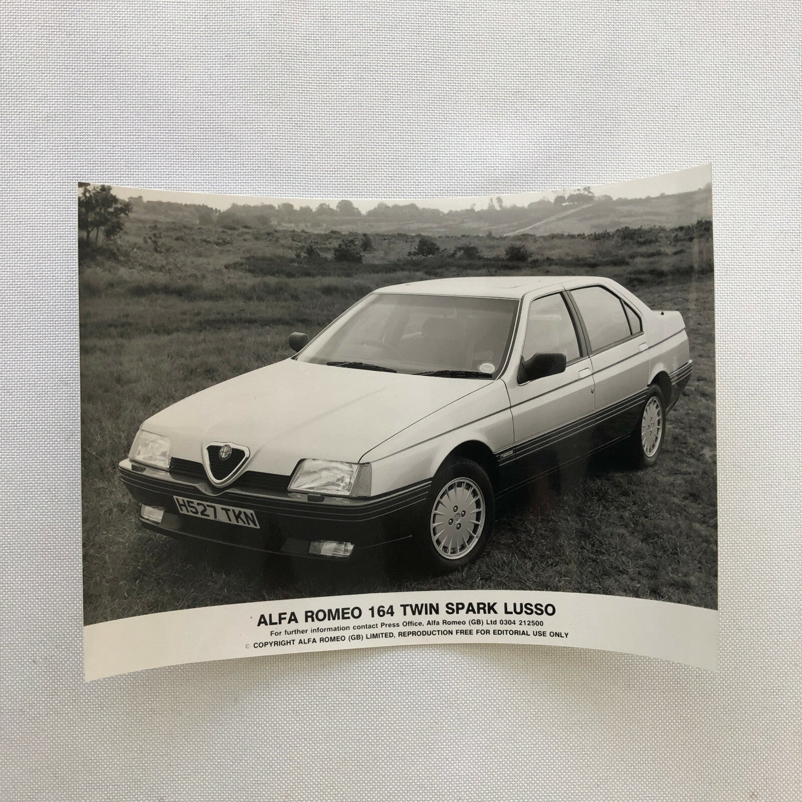 Alfa Romeo 164 Twin Spark Lusso Factory Press Photo Photograph Lot of 4