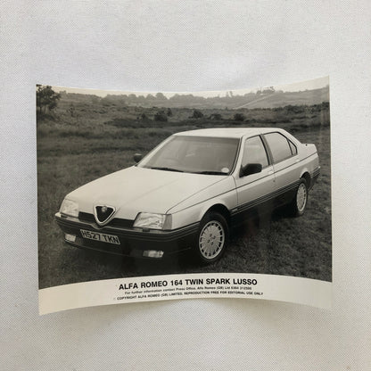 Alfa Romeo 164 Twin Spark Lusso Factory Press Photo Photograph Lot of 4