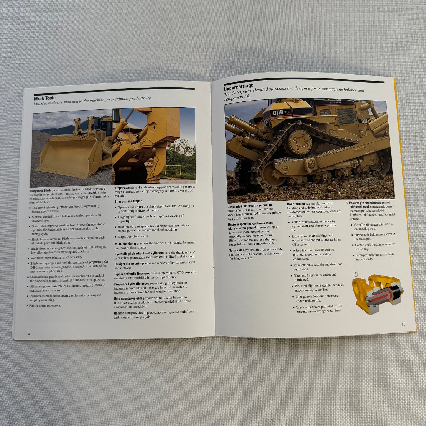 Caterpillar Cat D11R CD Carrydozer Tractor Construction Equipment Brochure