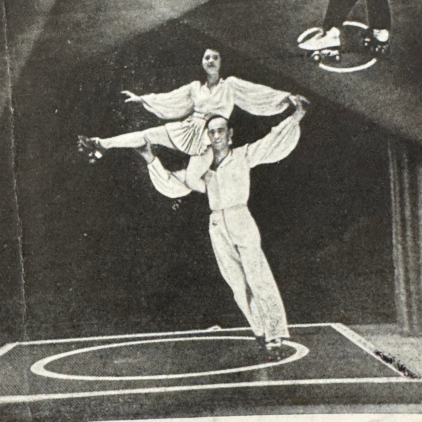 Circus Rollerskating Roller Skate Circus Act Flyer Advertising 2 Donalds