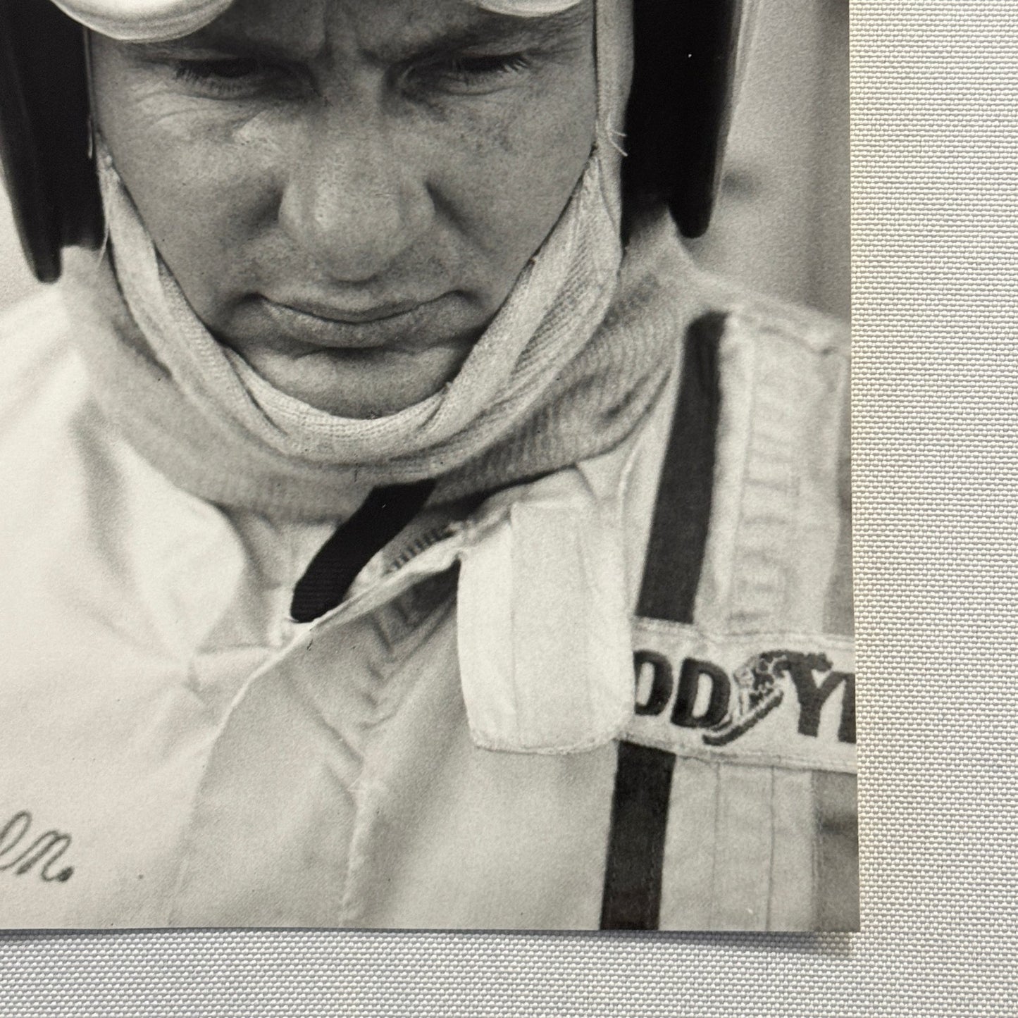 Vintage Racing Photo Bruce McLaren 1969 German Grand Prix Race Photograph