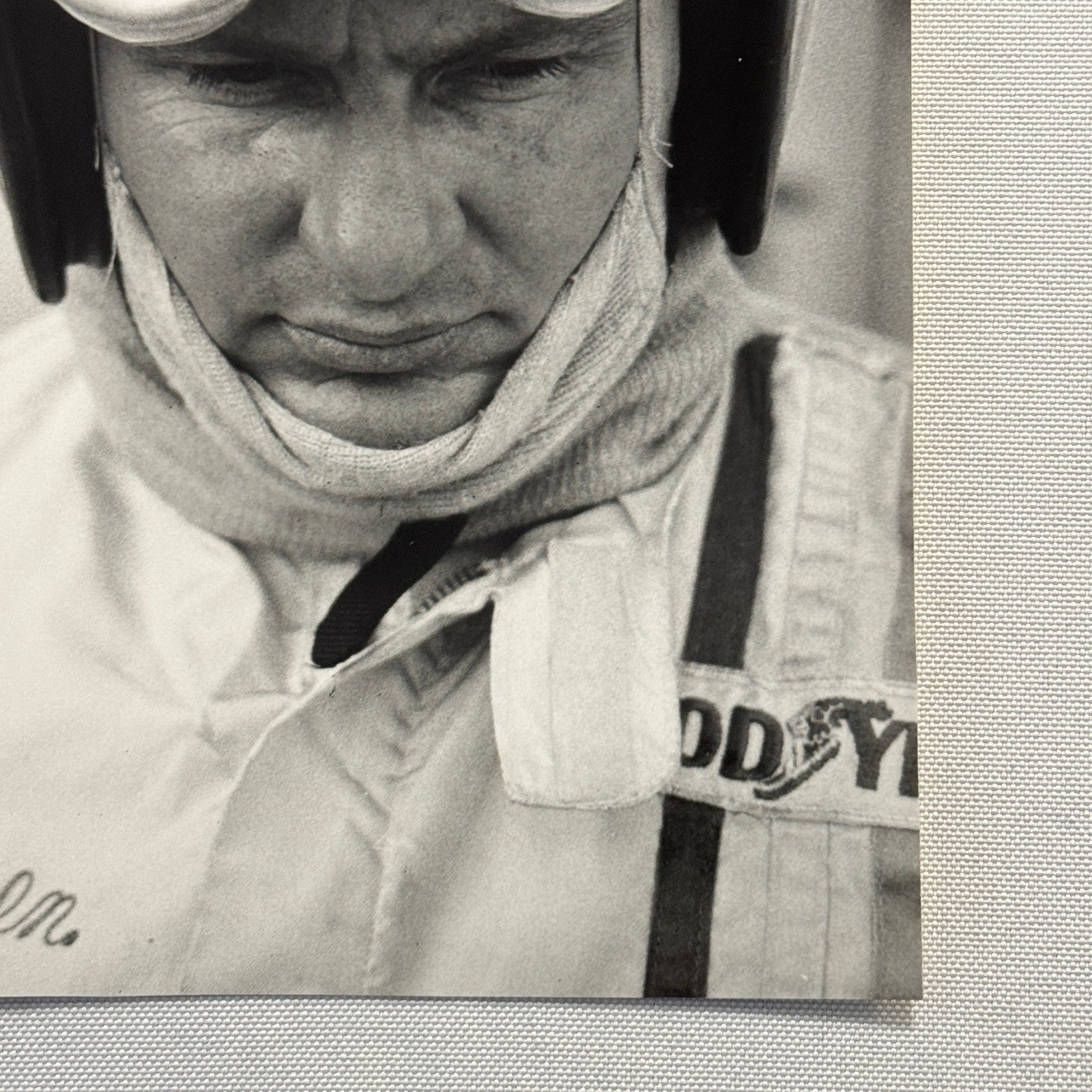 Vintage Racing Photo Bruce McLaren 1969 German Grand Prix Race Photograph