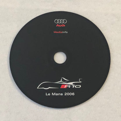 2006 Audi R10 24 Hours of LeMans Racing Car Press Kit Brochure Photo CD