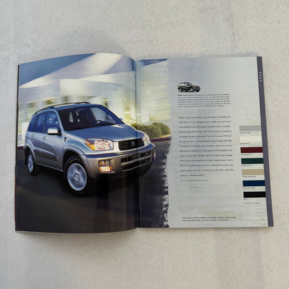 2001 Toyota Sales Brochure Catalog Tacoma Pickup Echo Celica MR2 Rav4 4Runner +