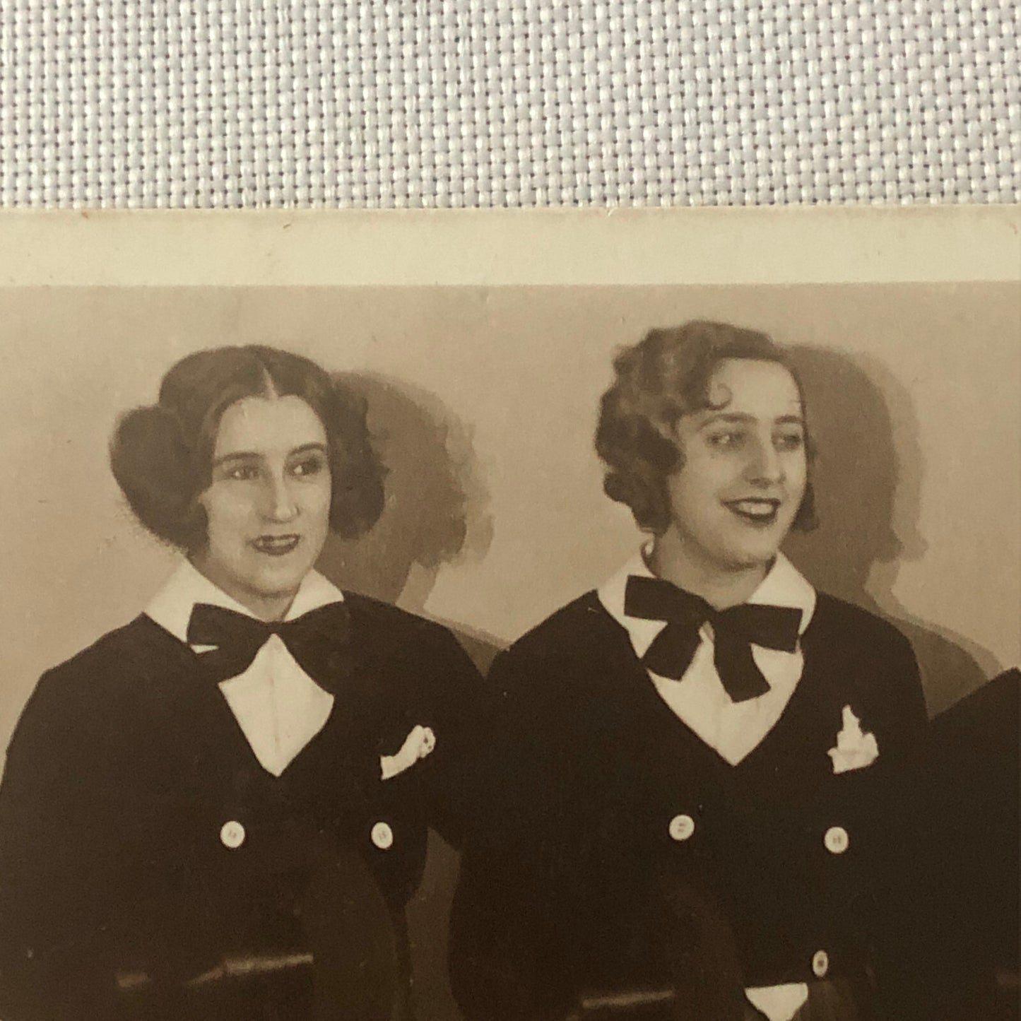 Vintage Dance Troupe Dancer Dancing Circus Real Photo Postcard Post Card RPPC