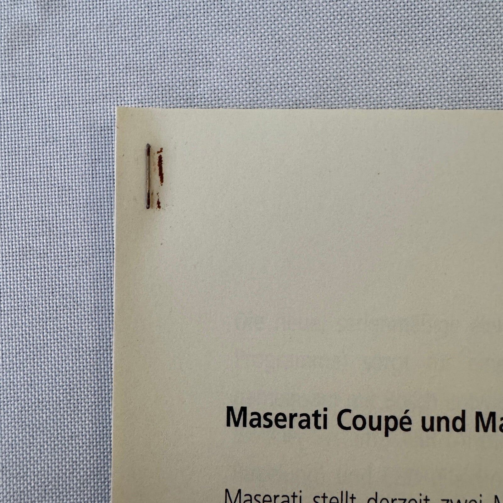 2003 Maserati Coupe & Maserati Spyder Press Kit Brochure Photo CD