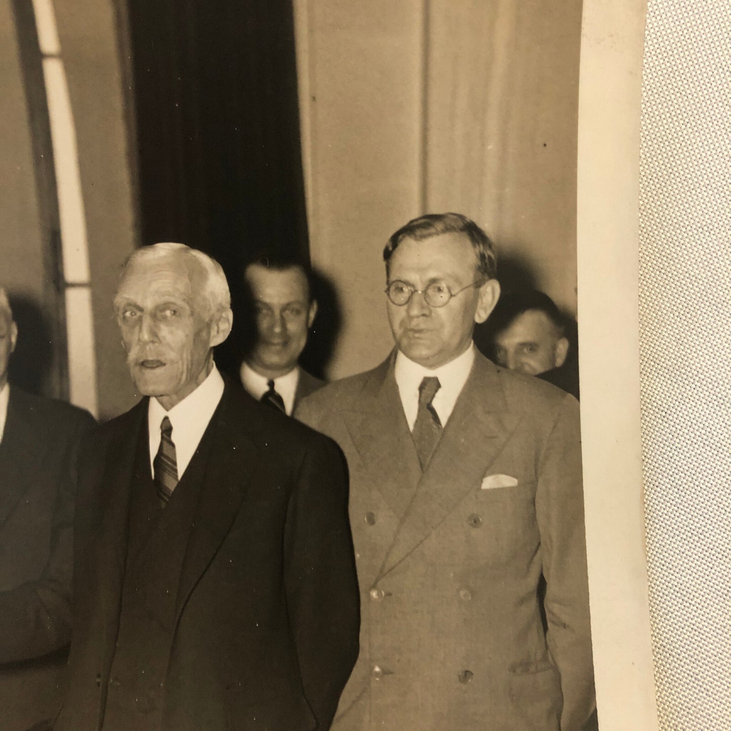 Press Photo Photograph Senator Reed Smoot 80th Birthday Utah Underwood Photo