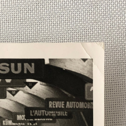Vintage Renault Alpine Racing Car Photo Photograph Print Auto Show Display 