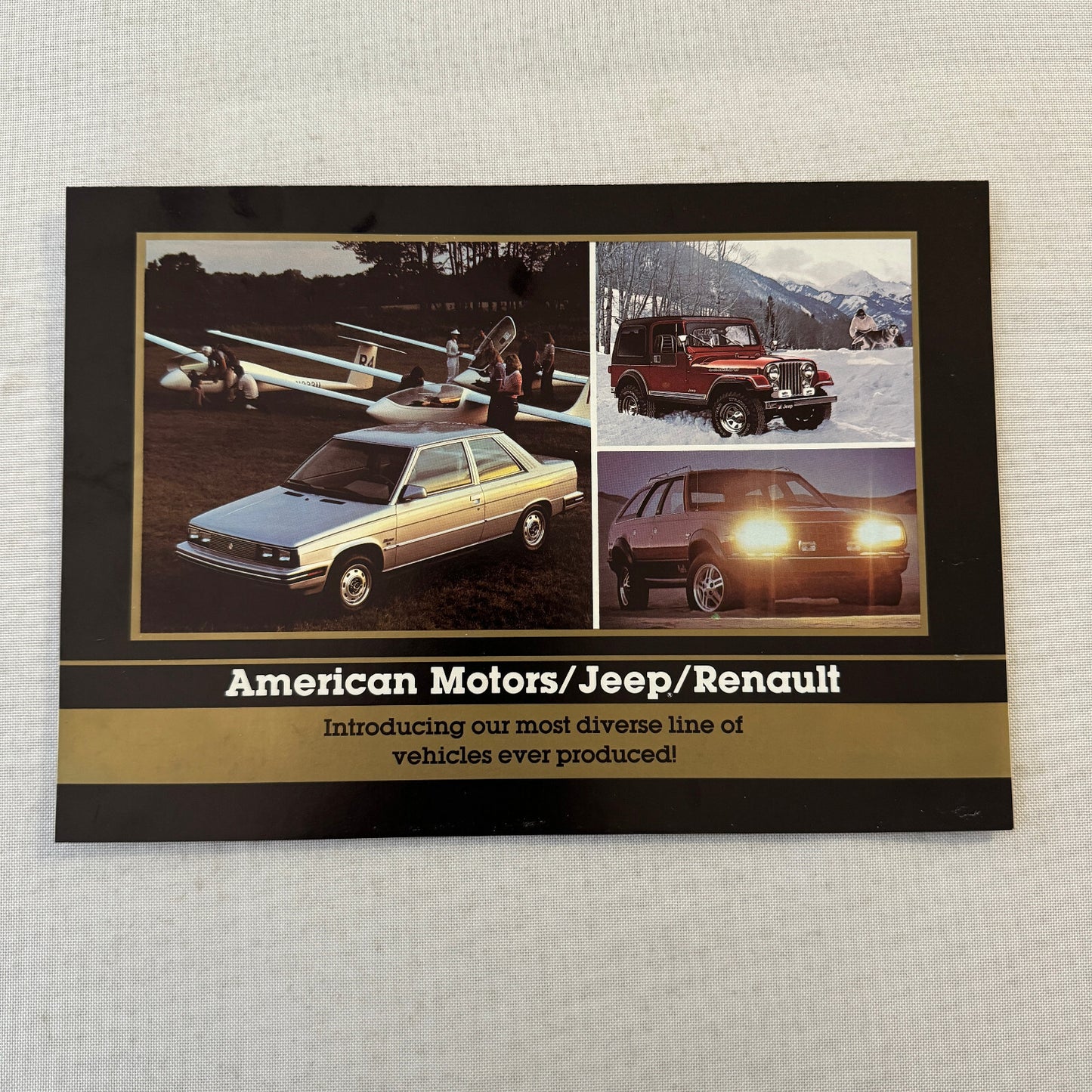 American Motors Jeep and Renault Sales Brochure Catalog Eagle CJ-7 Wagoneer +