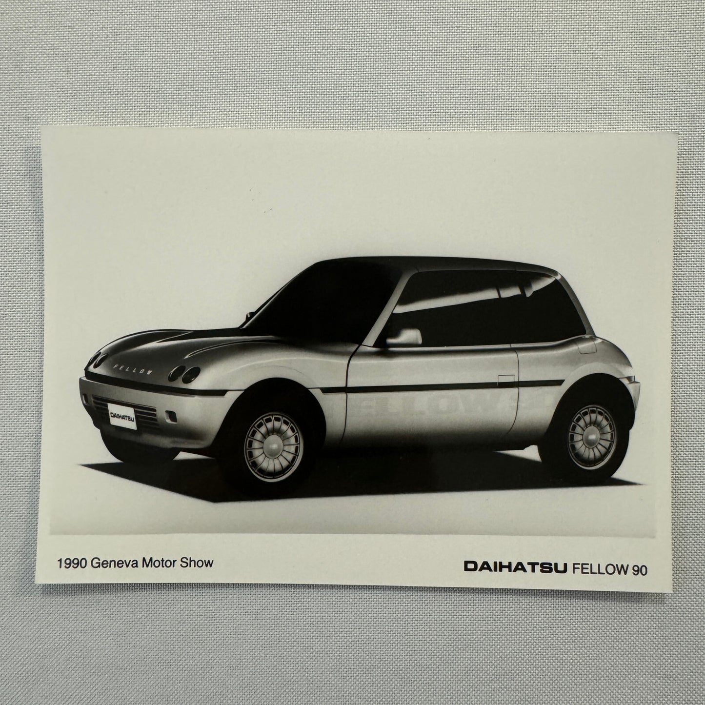 1990 Daihatsu Fellow 90 Concept Car Prototype Factory Photo Photograph Lot 2x