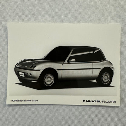 1990 Daihatsu Fellow 90 Concept Car Prototype Factory Photo Photograph Lot 2x
