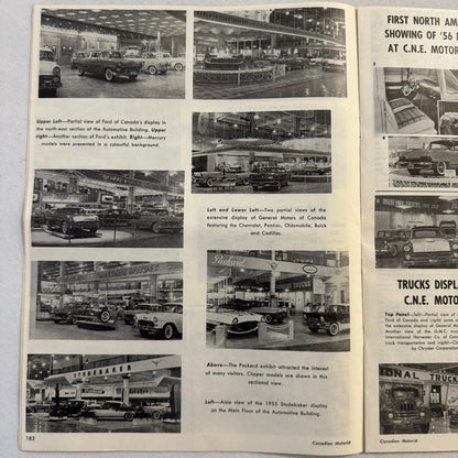 1955 Canadian Motorist Magazine CNE Motor Show Autoshow Glidden Tour September