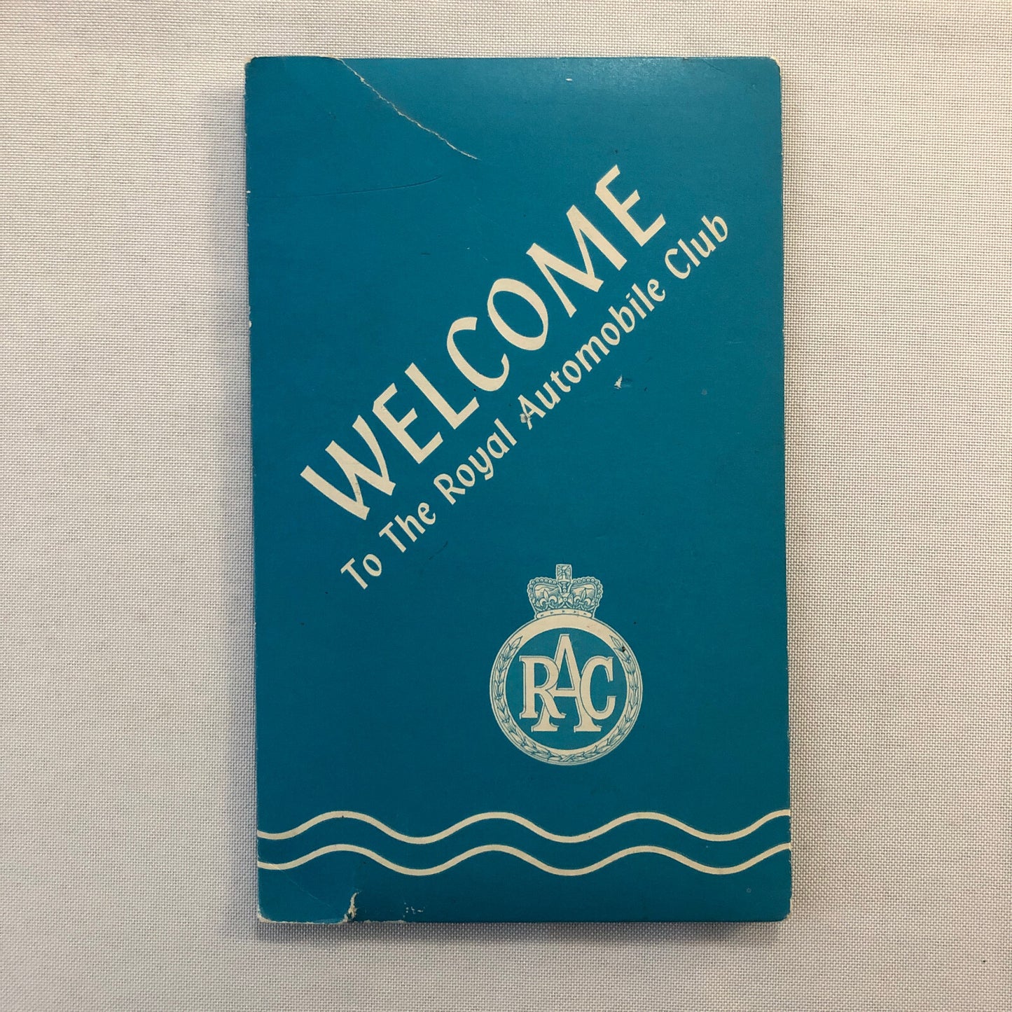Vintage RAC Royal Automobile Club Welcome Document Package Brochures Car