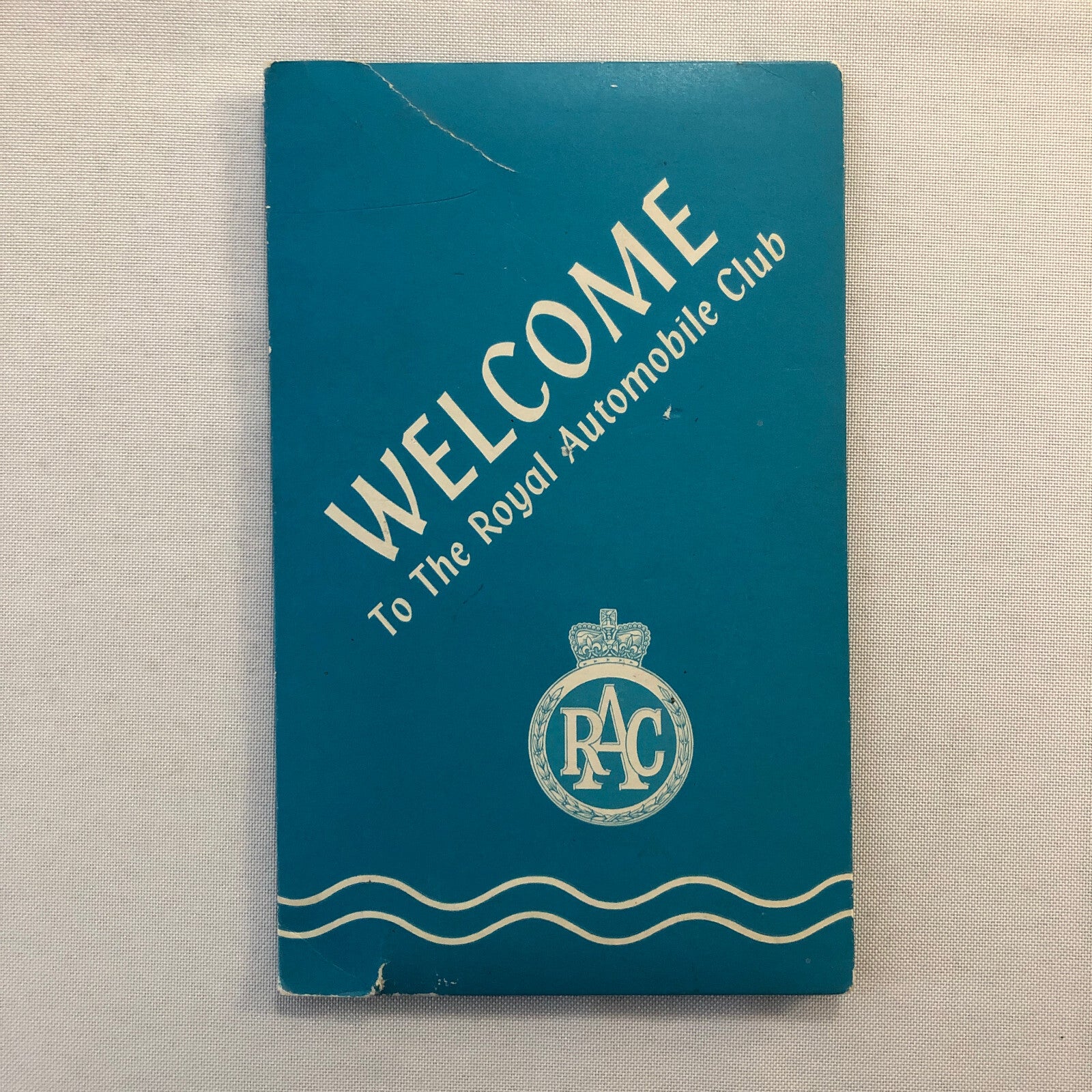 Vintage RAC Royal Automobile Club Welcome Document Package Brochures Car