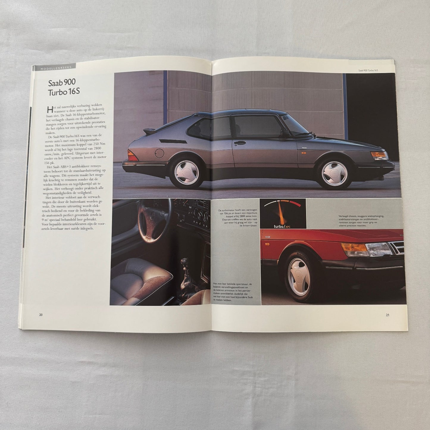 1992 Saab 900 Car Sales Brochure Catalog 900i 900 Cabriolet 900 Turbo DUTCH
