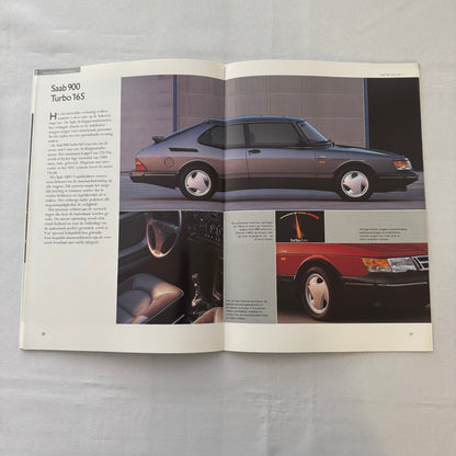1992 Saab 900 Car Sales Brochure Catalog 900i 900 Cabriolet 900 Turbo DUTCH