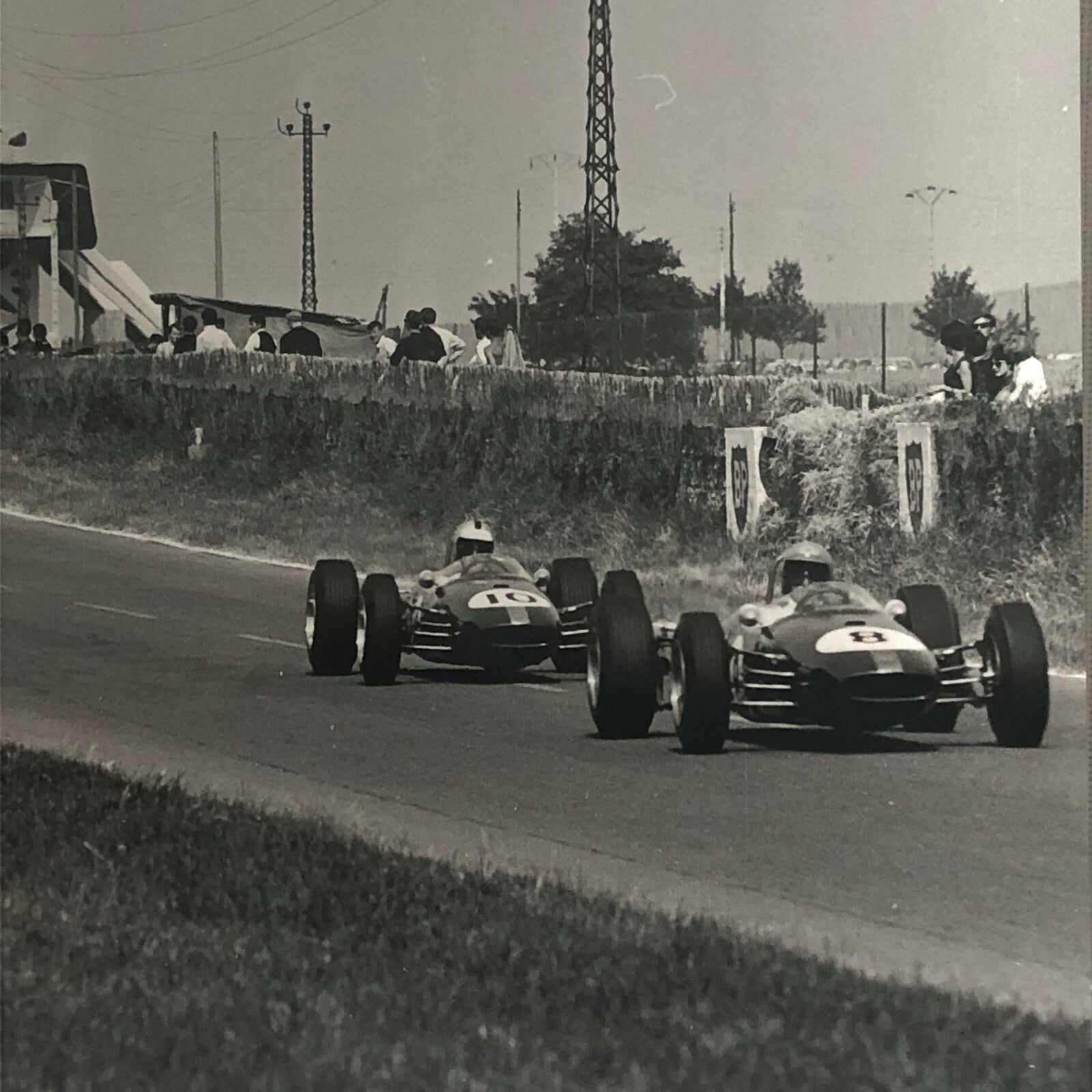 Vintage Car Racing Photo Photograph - Formula 2 Race F2 - Jack Brabham +