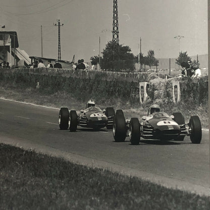 Vintage Car Racing Photo Photograph - Formula 2 Race F2 - Jack Brabham +