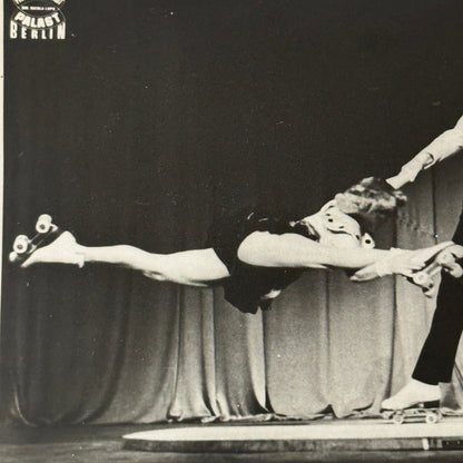 Vintage Circus Rollerskating Roller Skate Act Photo Photograph Berlin