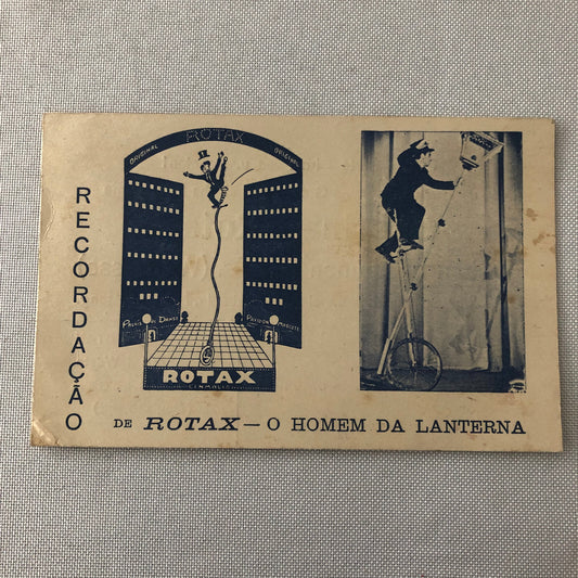 Vintage Circus Unicycle Balancing Act Postcard Post Card Original Rotax