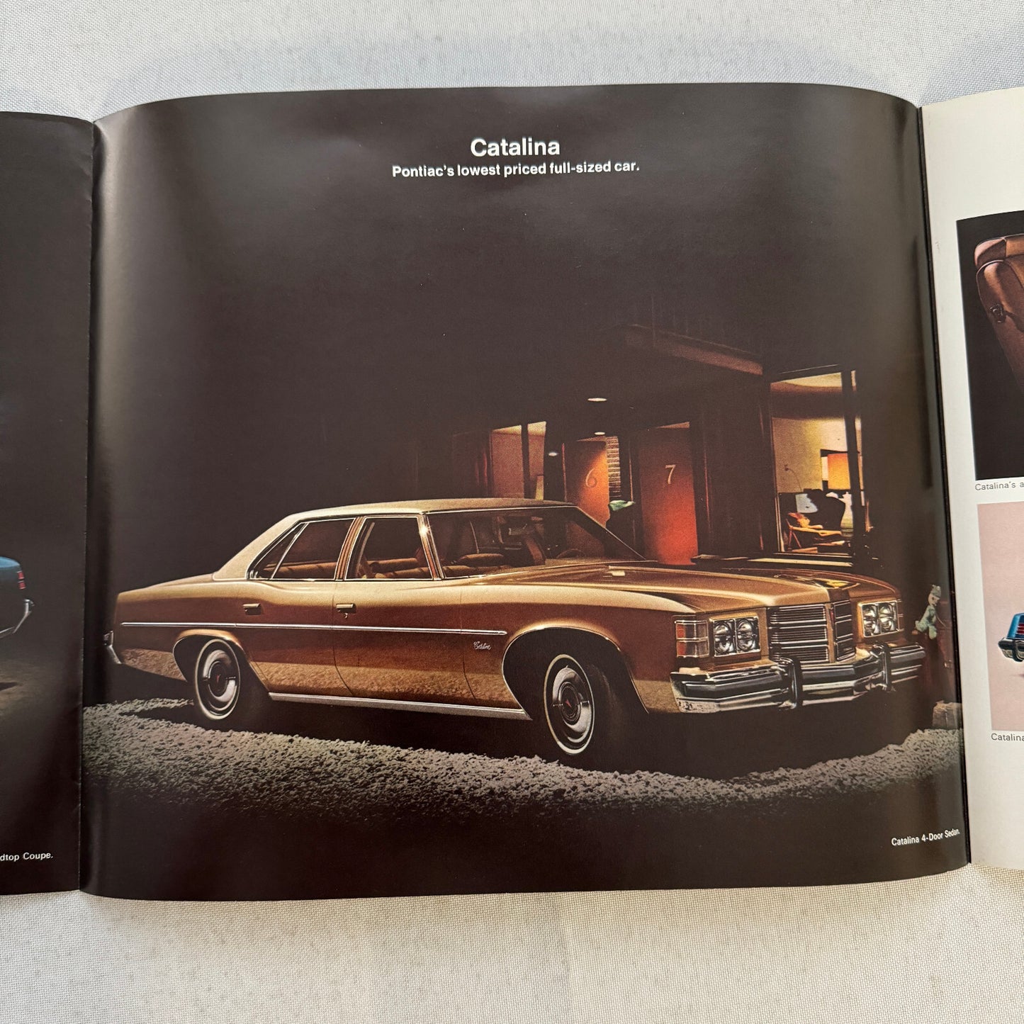 1975 Pontiac Grand Ville Brougham Catalina Bonneville Car Sales Brochure Catalog