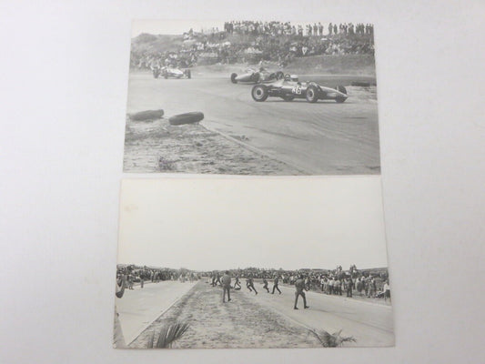 2 Vintage Formula V Racing in Israel Photo Photograph Lot - Revue Automobile
