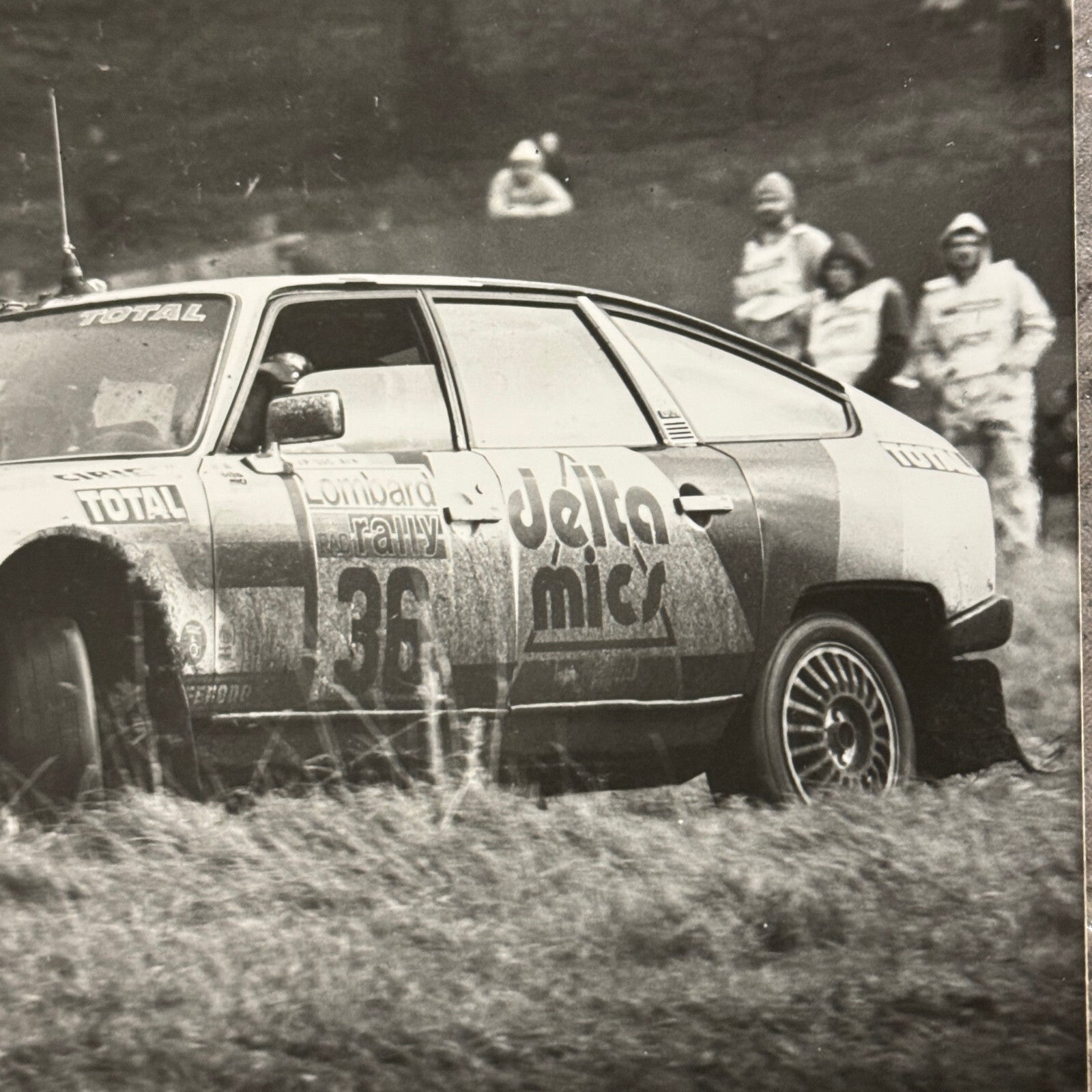 1980 RAC Rally Rallye Car Racing Photo Photograph Citroen 2400 GTI Vintage Car
