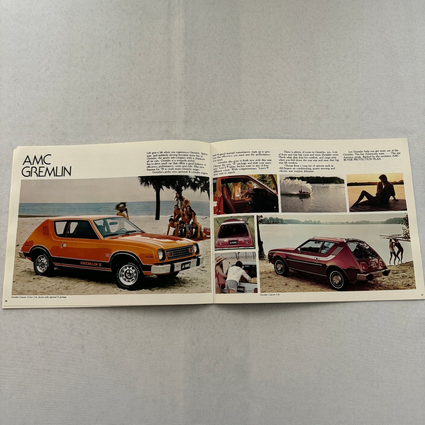 1978 AMC Car Sales Brochure Catalog AMC Concord Pacer Gremlin AMX Matador