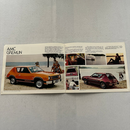1978 AMC Car Sales Brochure Catalog AMC Concord Pacer Gremlin AMX Matador