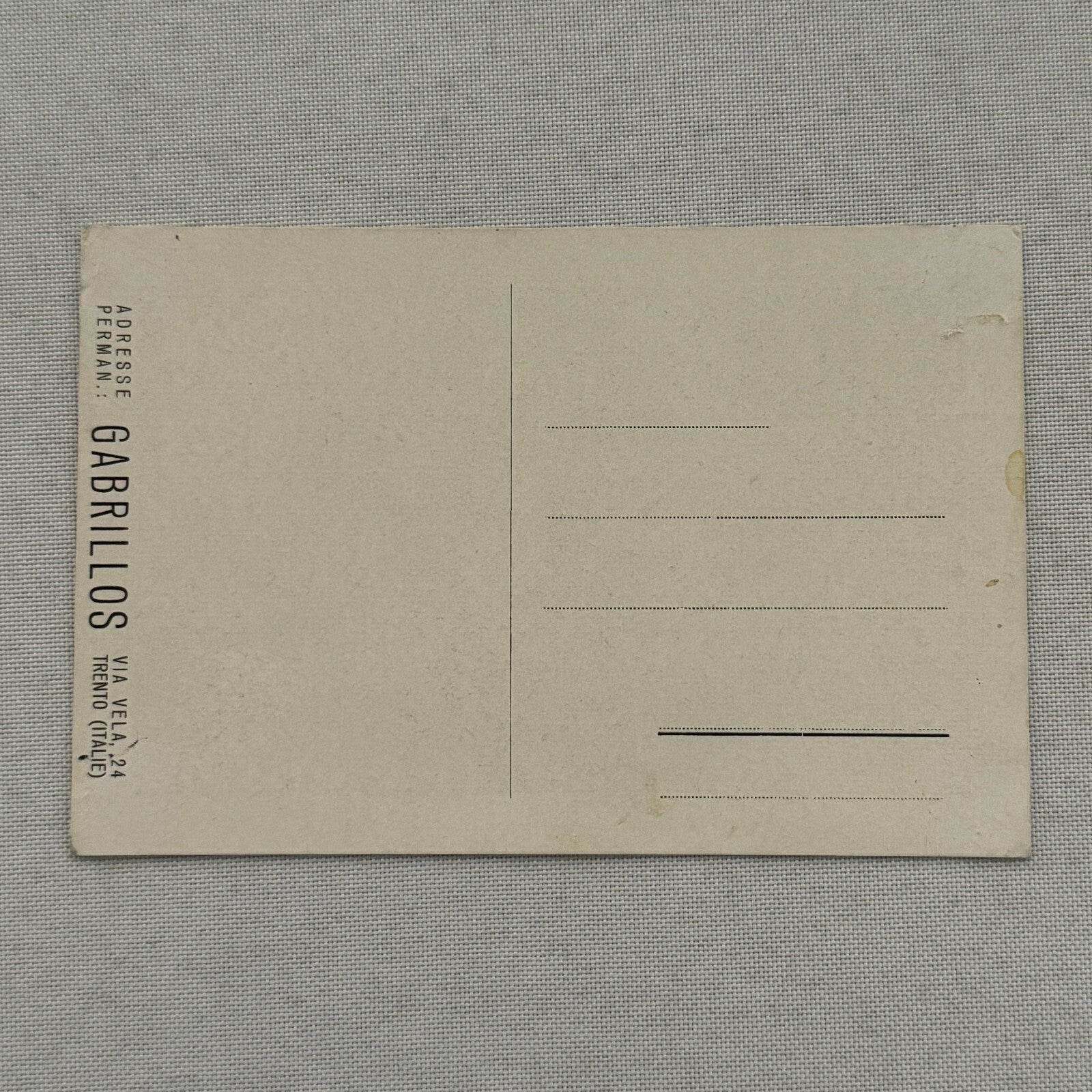 Vintage Circus Postcard Les Gabrillos Acrobat Balancing Act
