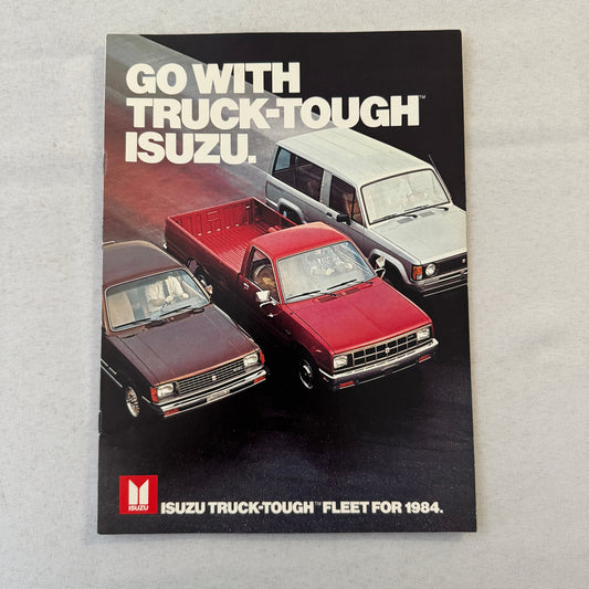 1984 Isuzu Sales Brochure Catalog Trooper II I-Mark P'Up Pickup IMark I Mark Pup