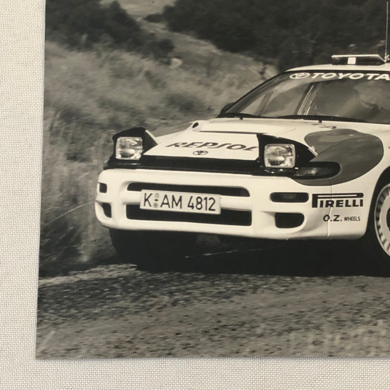 1991 Vintage Toyota Celica Group A Racing Car Factory Press Photo Photograph