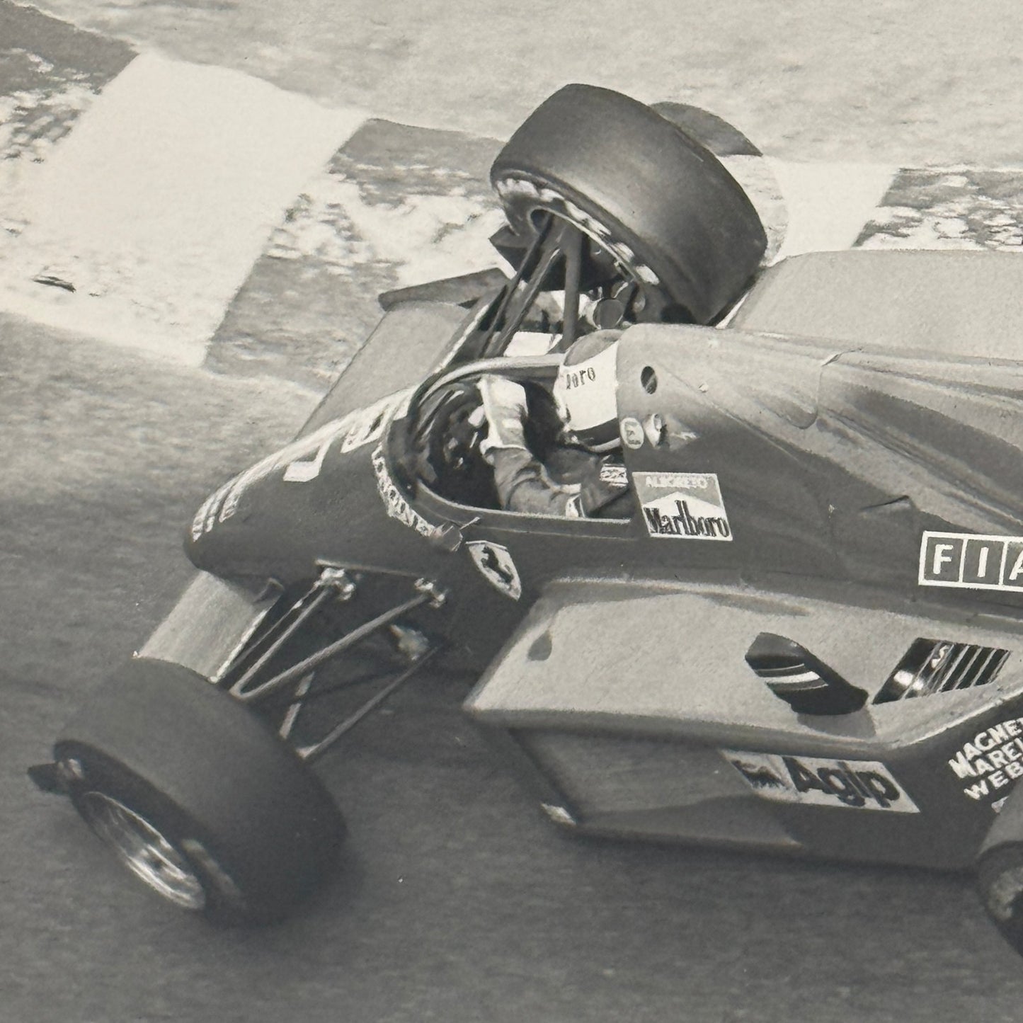 Michele Alboreto Ferrari 126C2 F1 Formula One Racing Photo Photograph Print 1985