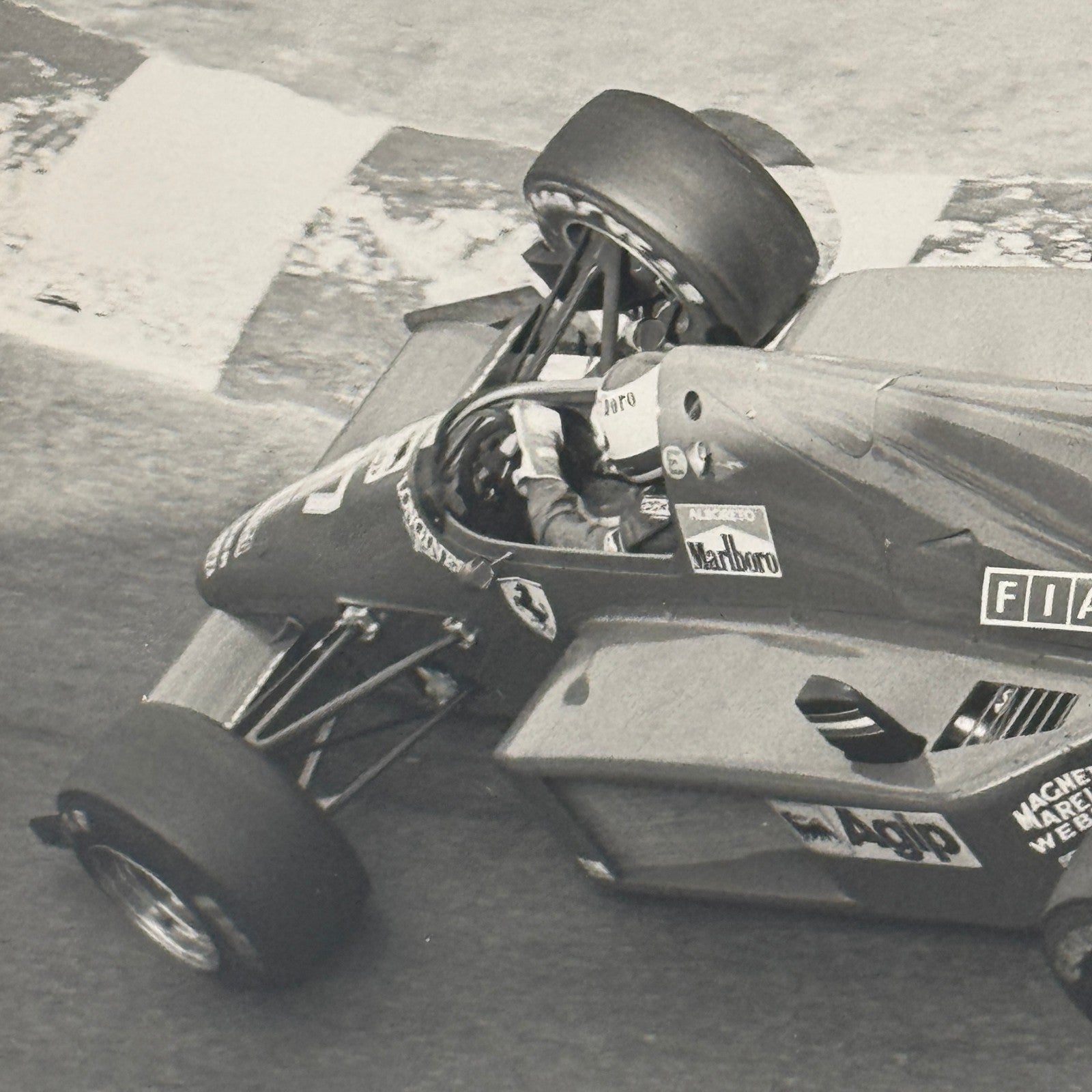 Michele Alboreto Ferrari 126C2 F1 Formula One Racing Photo Photograph Print 1985