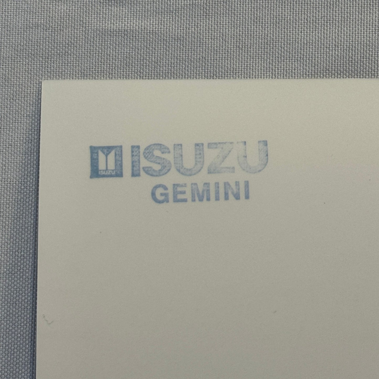 Vintage Isuzu Gemini RR Design Illustration Factory Press Photo Photograph Print