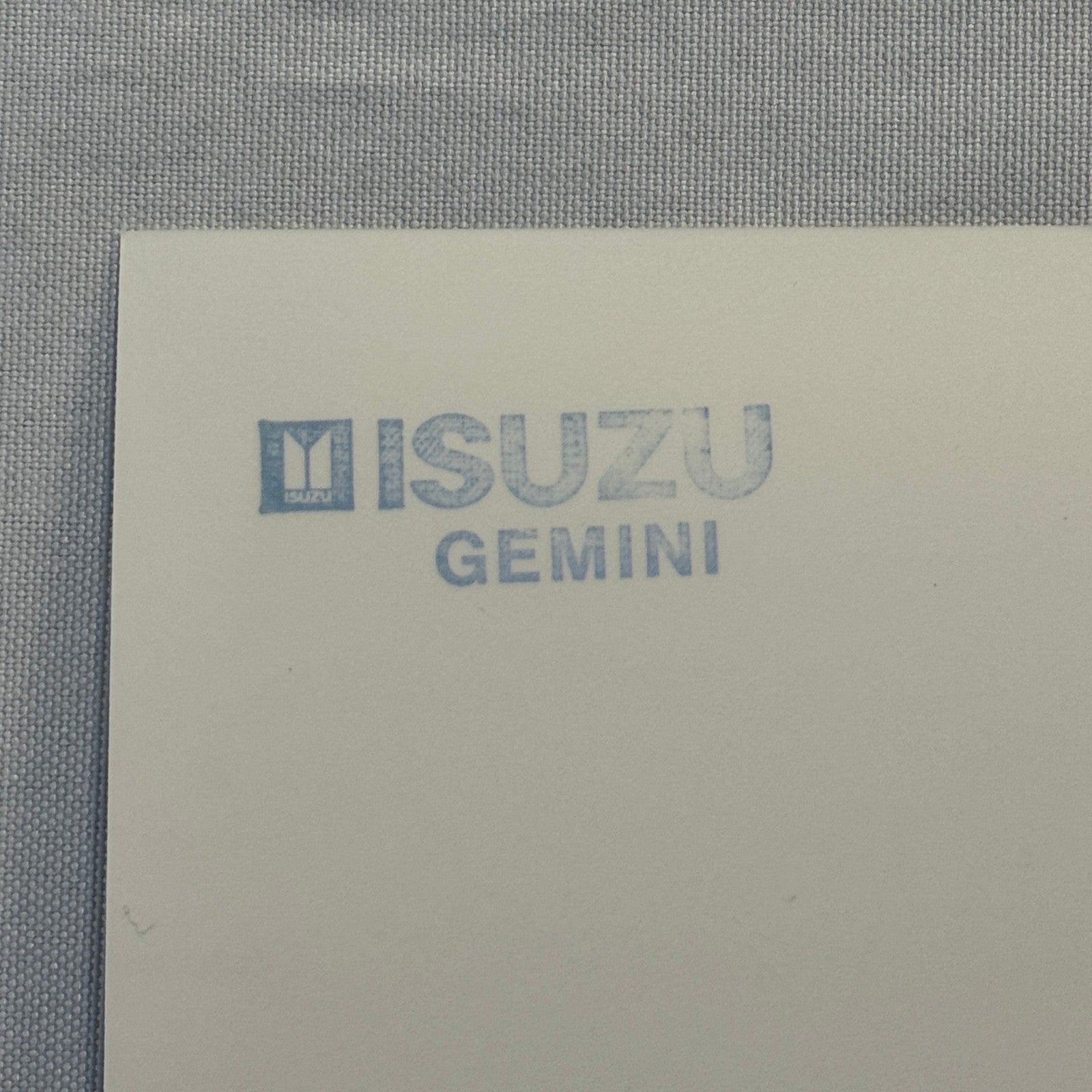 Vintage Isuzu Gemini RR Design Illustration Factory Press Photo Photograph Print