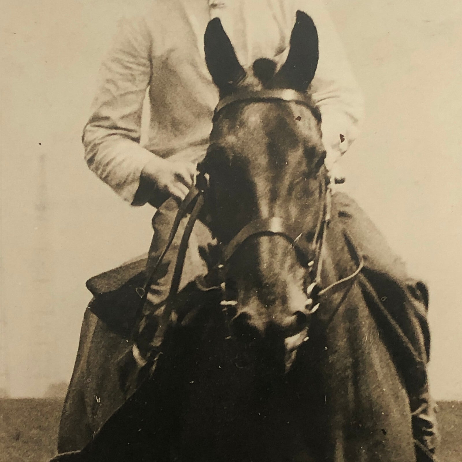 Vintage Press Photo photograph Horse Rider Woolwich London Royal Tattoo 1934