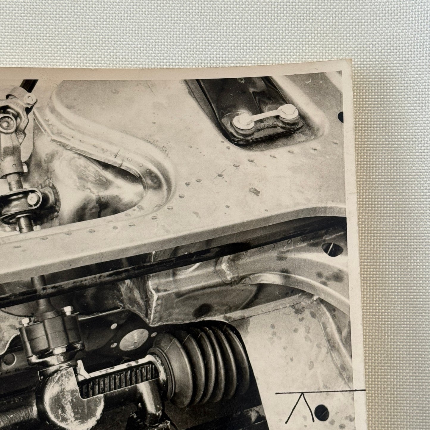 Vintage Car Steering Assembly Photo Photograph Dr Seifert Stamp