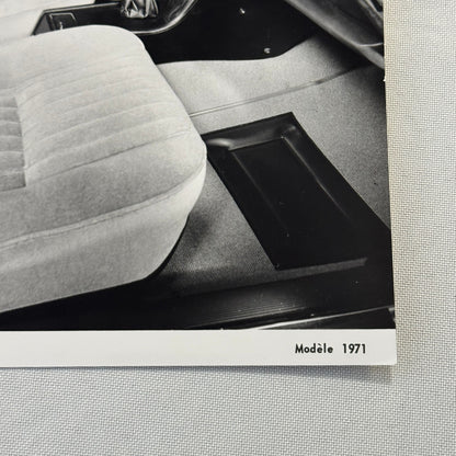 1971 Peugeot 504 Coupe Factory Press Photo Photograph Vintage