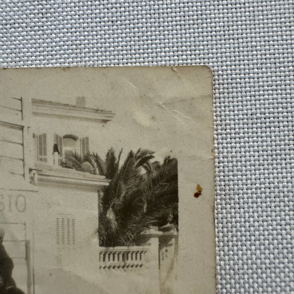 Vintage Photograph Photo Men with Early Antique Car European