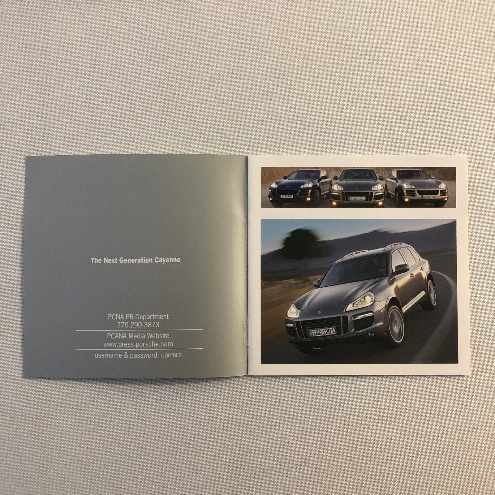 2008 Porsche Press Kit Photo CD Porsche Cayenne S Turbo
