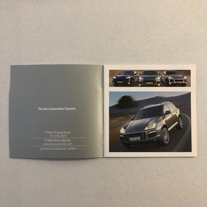 2008 Porsche Press Kit Photo CD Porsche Cayenne S Turbo