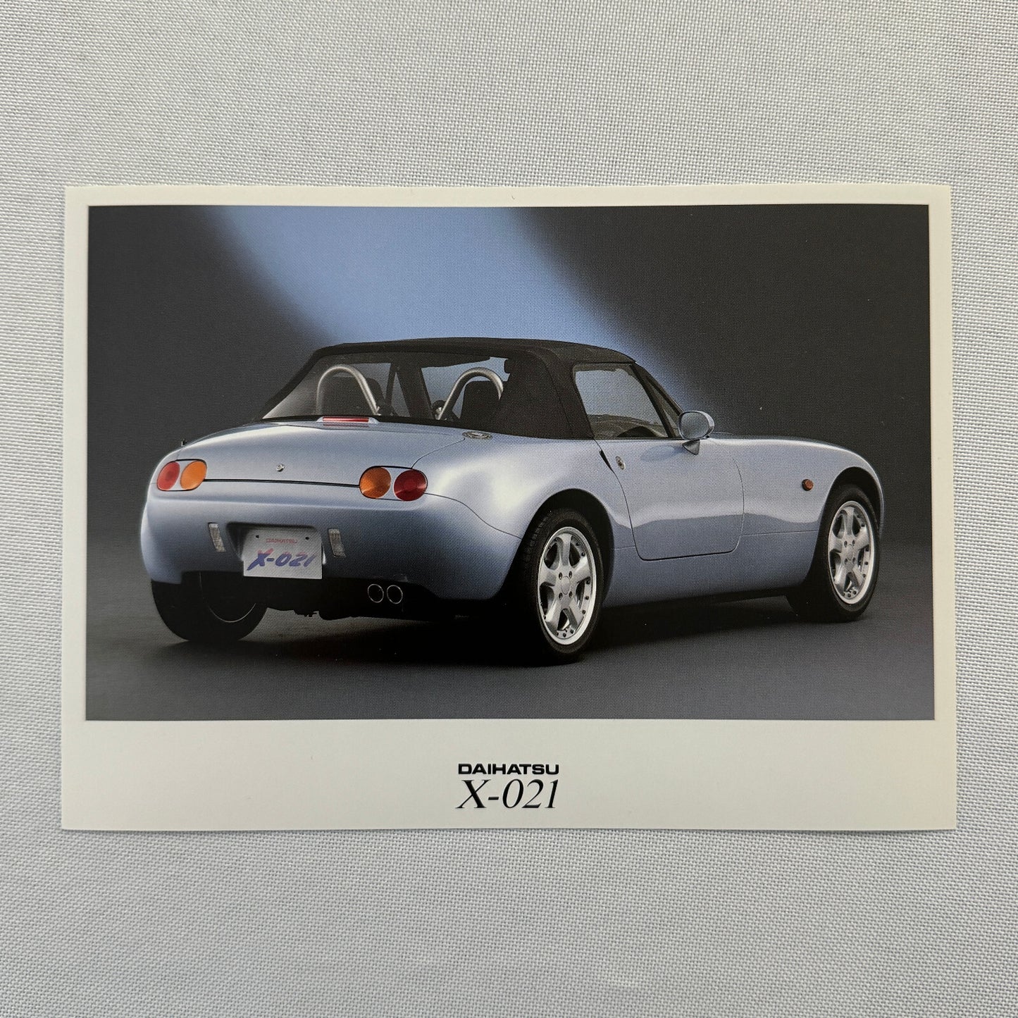 Daihatsu X-021 Roadster Concept Car Prototype Press Photo Photograph Lot 2x