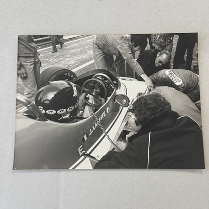 Jacques Laffite Racing Driver DPPI Press Photo Photograph Print Vintage