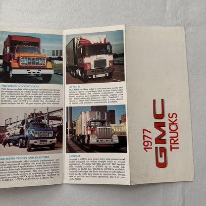 1977 GMC Truck Sales Brochure Catalog PIckup Suburban Van Casa Grande Camper +