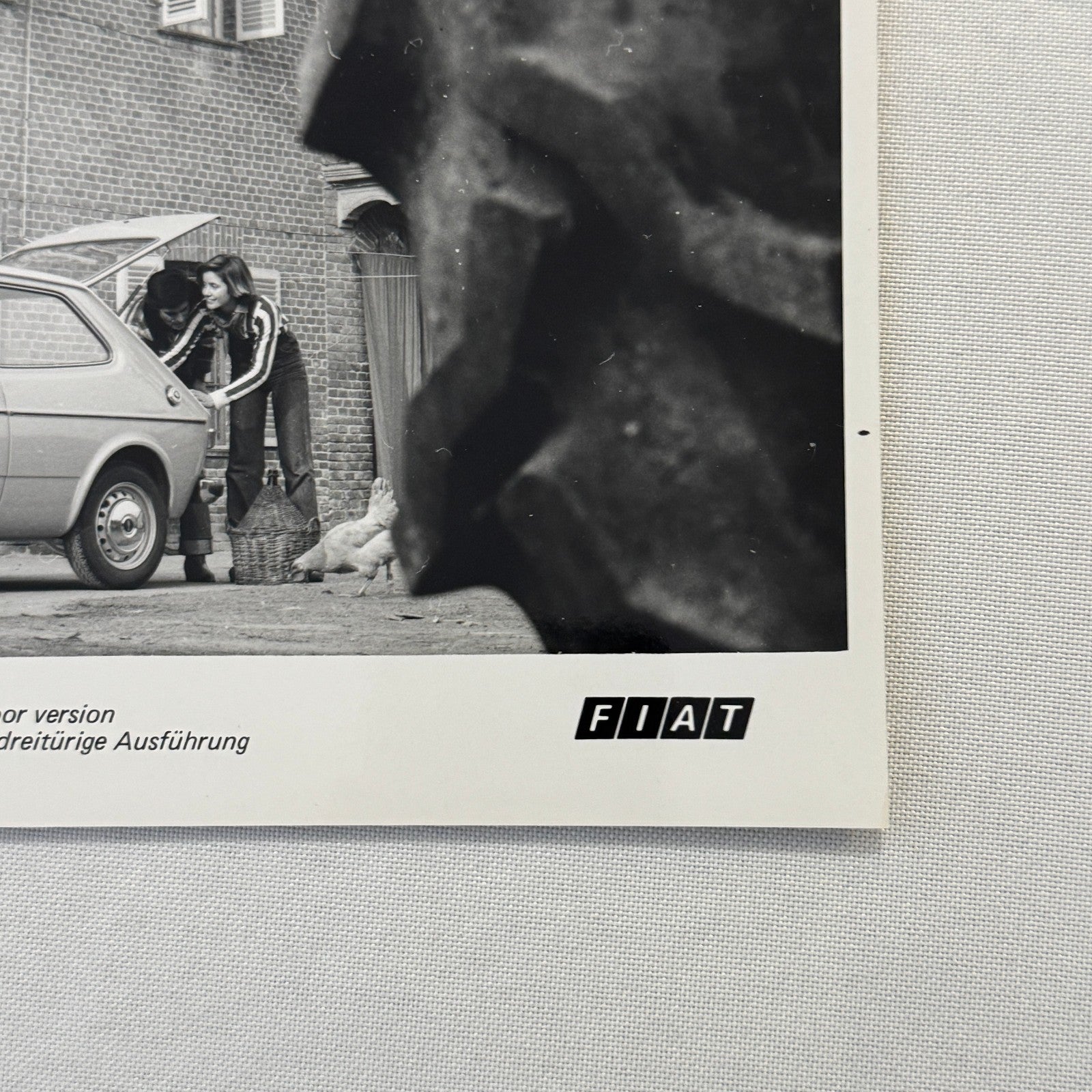 Fiat 127 Special Car Factory Press Photo Photograph Print Vintage 3 Door 1976
