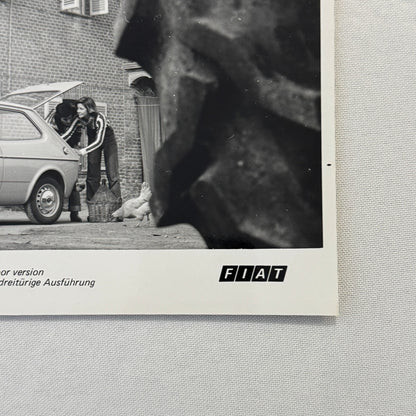 Fiat 127 Special Car Factory Press Photo Photograph Print Vintage 3 Door 1976